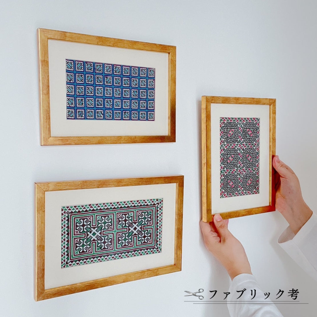 額縁と布地(帆布のような布) 額縁と布地(帆布のような布)