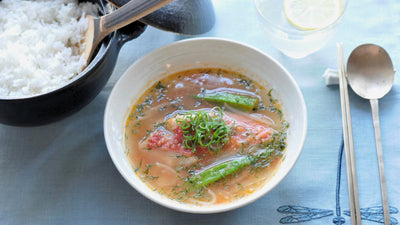 ベトナム風金目鯛とトマトのスープ
