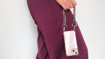 クシュっとかわいいシュシュ風スマホストラップを作ろう