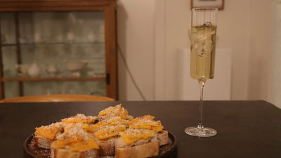 ほうじ茶アールグレイと柿のオープンサンド<span class="blog_title_sub">〜香ばしさと甘みが重なる、晩秋を楽しむレシピ〜</span>