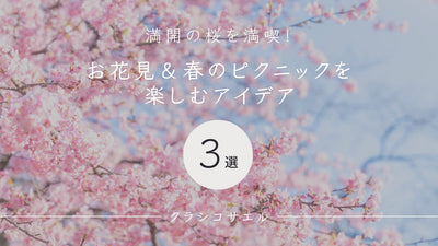 お花見＆春のピクニックを楽しむアイデア《3選》