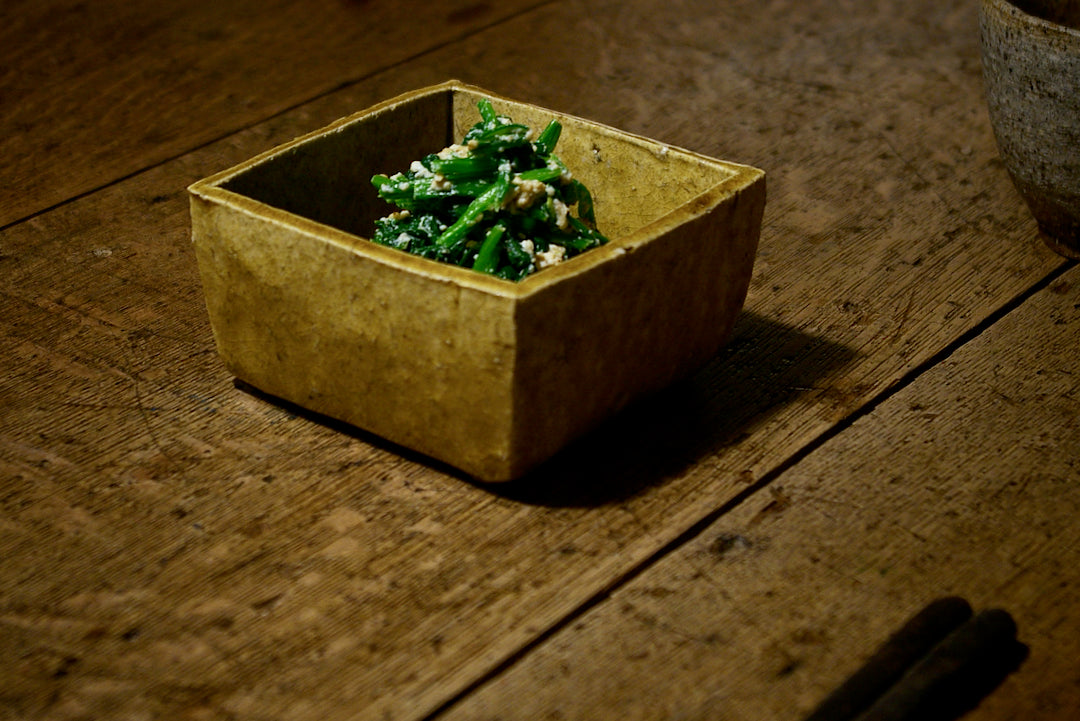 【新品未使用】【入手困難】安達健　茶灰釉　舟形鉢　2点セット 作家］安達 健さんの商品コレクション｜クラシコサエル