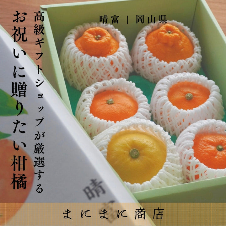まにまに商店】高級ギフトショップ「晴富」厳選！お祝いに贈りたい柑橘
