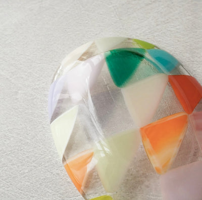 【天気雨】パッチワークオーバル皿 2種｜2025秋冬