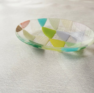 【天気雨】パッチワークオーバル皿 2種｜2025秋冬