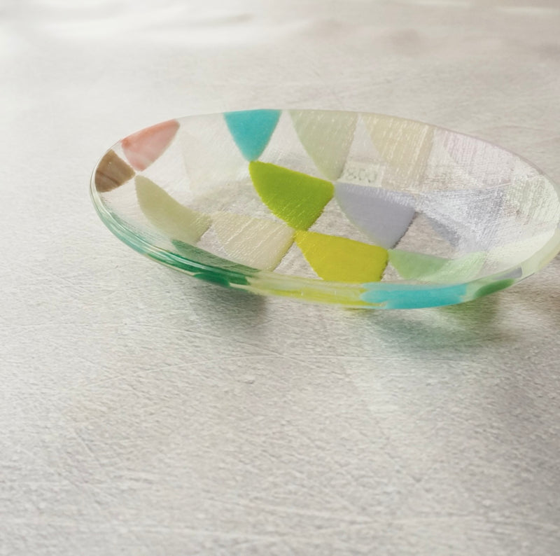 【天気雨】パッチワークオーバル皿 2種｜2025秋冬