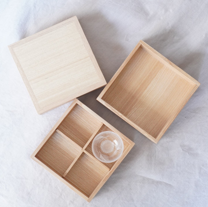 松屋漆器店】白木塗 三段重 5寸 – クラシコサエル