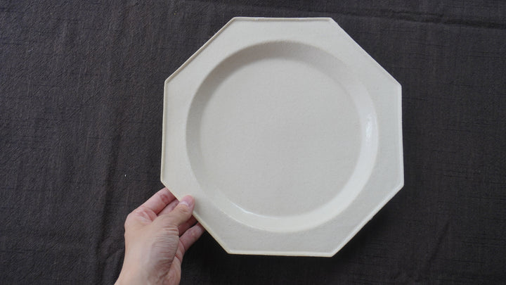 瀧澤奈那】オクトゴナル大皿26㎝｜八角皿｜作家のうつわ – クラシコサエル