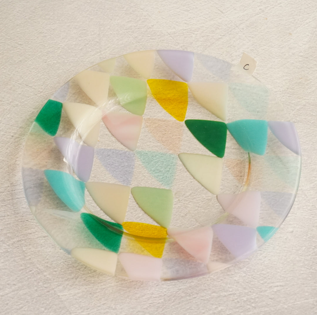 天気雨】パッチワークリム皿 – クラシコサエル