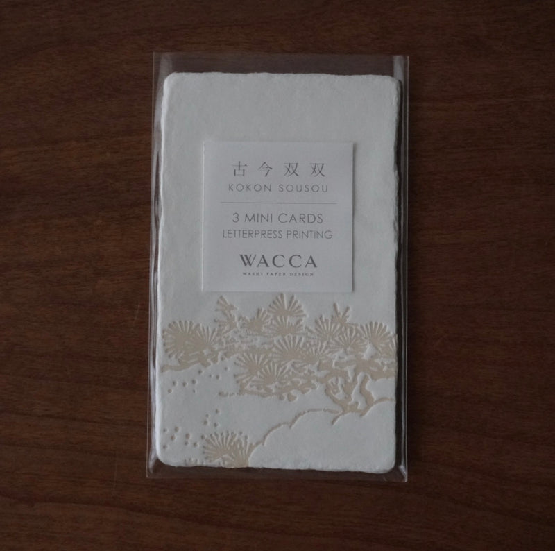 【WACCA】古今双双ミニカード 松 3枚入 | ベビーピンク